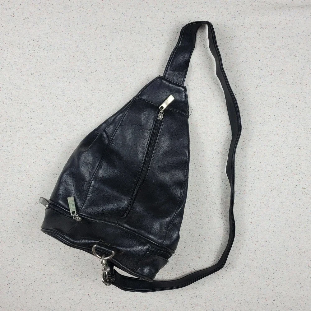 90s y2k cross one shoulder backpack